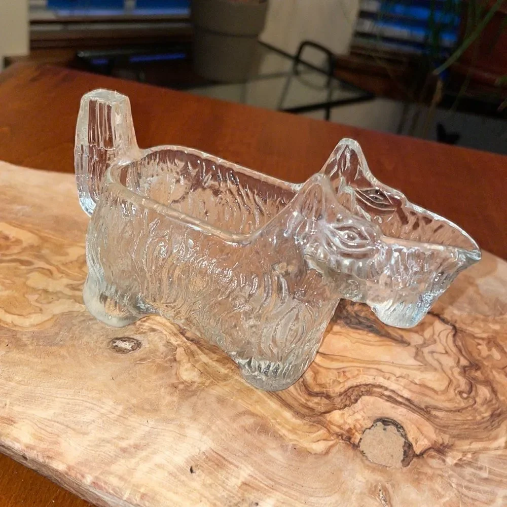 Vintage Scottie Dog Glass Creamer
